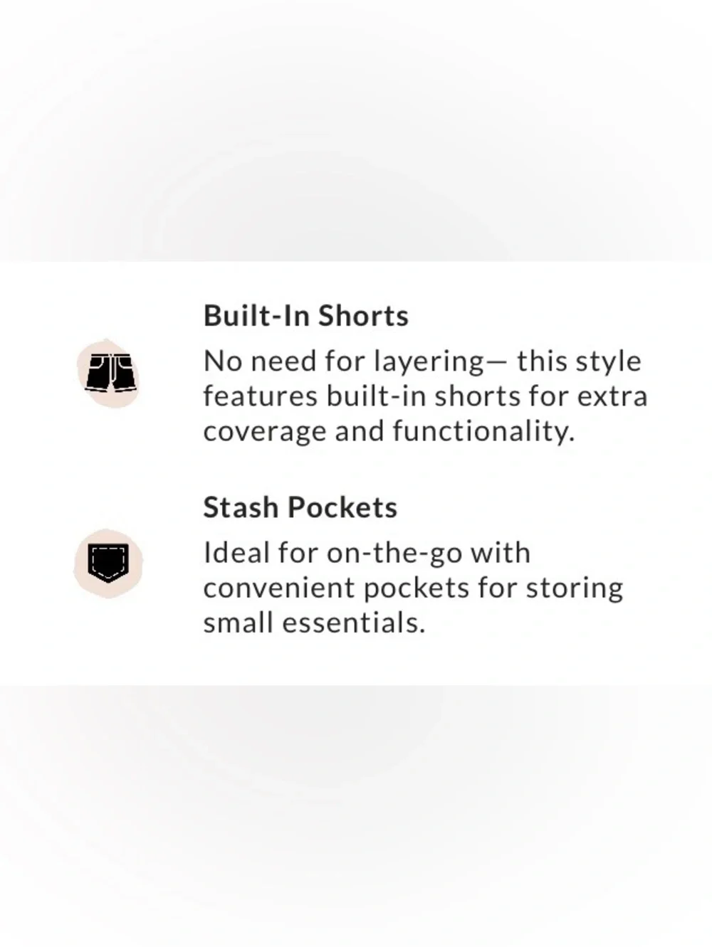 NWT Free People Movement M Hot Shot Mini Skort in Petal Built in Shorts New - Picture 8 of 11